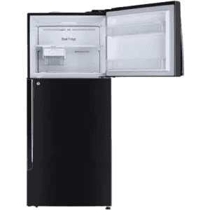LG 1 Star Frost Free Double Door Convertible Refrigerator | Door Cooling | Inverter Compressor | Express Freeze | Multi Air Flow | 412 L | GL-T432AESR | Ebony Sheen