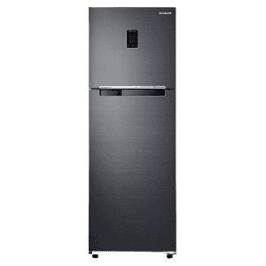 Samsung Convertible 5in1 Double Door Refrigerator | 322 L | 2 Star | Black Matt | RT37C4522B1/HL
