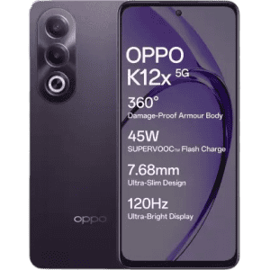 OPPO K12x 5G | 45W | 8 GB RAM | 256 GB | Midnight Violet