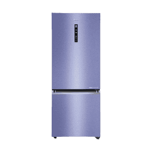 Haier Frost Free Double Door Bottom Mounted Refrigerator | 325 L | 2 Star | Storm Inox | HRB 3752BSI P