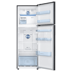 Samsung Convertible 5in1 Double Door Refrigerator | 322 L | 2 Star | Black Matt | RT37C4522B1/HL