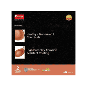Prestige Cuprus Aluminium Tawa | 28 cm | Copper | 37473