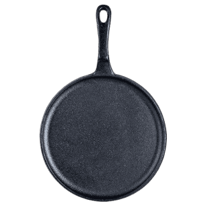 Wonderchef Forza Cast-Iron Dosa Tawa Pan | 25 cm | 3.8 mm | Pre Seasoned Cookware