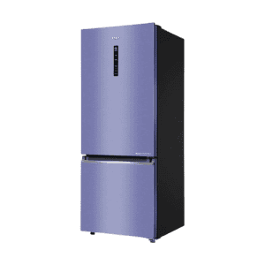 Haier Frost Free Double Door Bottom Mounted Refrigerator | 325 L | 2 Star | Storm Inox | HRB 3752BSI P