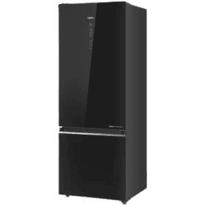 Haier Frost Free Double Door Bottom Mount 2 Star Refrigerator | 445 L | HRB-4952CKG-P | Black Glass