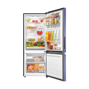 Haier Frost Free Double Door Bottom Mounted Refrigerator | 325 L | 2 Star | Storm Inox | HRB 3752BSI P