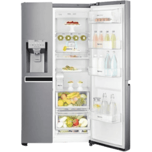 LG 668 L Inverter Linear Frost Free Side-by-Side Refrigerator | GC-L247CLAV | Silver