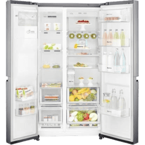 LG 668 L Inverter Linear Frost Free Side-by-Side Refrigerator | GC-L247CLAV | Silver