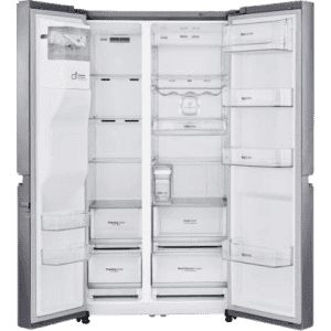 LG 668 L Inverter Linear Frost Free Side-by-Side Refrigerator | GC-L247CLAV | Silver