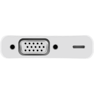 APPLE LIGHTNING TO VGA ADAPTER | MD825ZM/A | Compatible with Devices with VGA Input | White