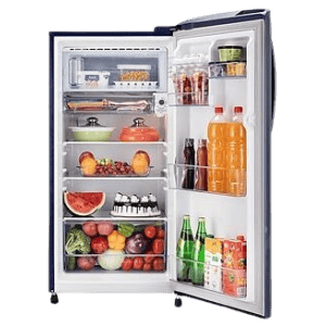 LG Direct Cool Single Door Refrigerator  | GL-B211HBCD | 201 Ltr/3 Star | Blue Charm Finish