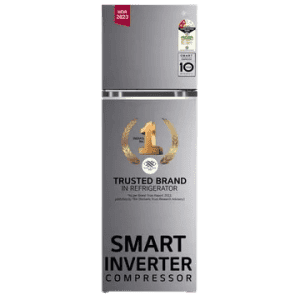 LG | GL-N312SDSY ADSZEBNLG | 272 Litres | 2 Star | Frost Free Double Door Refrigerator with Inverter Technology | Dazzle Steel