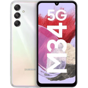 SAMSUNG Galaxy M34 5G | 8 GB / 128 GB | Prism Silver