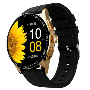 Fire-Boltt Invincible Smart  Watch | 1.43 inch | Gold Black
