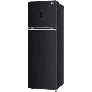 LG  Frost Free Double Door Convertible Refrigerator | 3 Star | 272 L | Ebony Sheen | GL-T312TESX