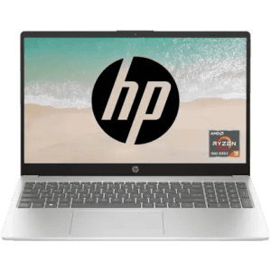 HP | AMD Ryzen 3 Quad Core 7320U | 15-fc0025AU | 8 GB | 512 GB SSD | Windows 11 | Thin and Light Laptop |  Natural Silver