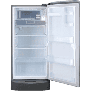 LG 205 L Direct Cool Single Door 5 Star Refrigerator | Smart Inverter Compressor | GL-D221APZZ | Shiny Steel