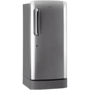 LG 205 L Direct Cool Single Door 5 Star Refrigerator | Smart Inverter Compressor | GL-D221APZZ | Shiny Steel