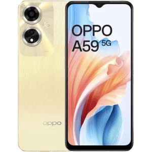 Oppo Android Smartphone A59 5G | 4GB RAM, 128GB | Silk Gold
