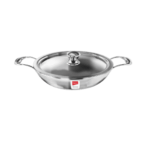 Impex | TKP24 | StainlessSteel Tri-Ply Kadai | 24 Serene