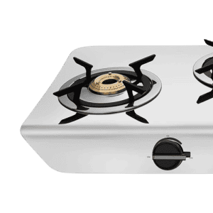 Preethi Stylo Steel Slim Stainless Steel Gas Stove | 3 Burner