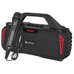 PORTRONICS | POR 1310 | 20W PORTABLE WIRELESS BT SPEAKER | RED