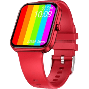Fire-Boltt Wonder | Bluetooth Calling Smart Watch | Red Strap