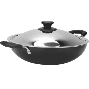 Pigeon Non Stick Big Kadai | SS Lid | Aluminium