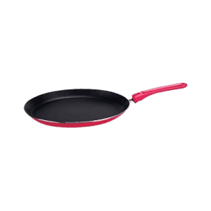 Nolta Non Stick Colour Series Aluminium Dosa Tawa | 26 CM | Red