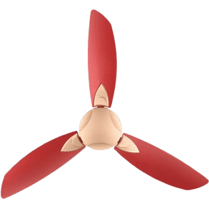 Usha Bloom Primrose Ceiling Fan | 1250 mm | 3 Blade Ceiling Fan | Sparkle Gold Cherry