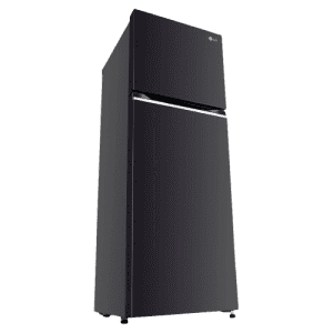 LG Frost Free Double Door 3 Star Convertible Refrigerator | 246 L | with Inverter Compressor | Ebony sheen | GL S262SESX