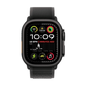 Apple Watch Ultra 2 | GPS | Cellular | 49mm | M/L | Black Titanium Case with Black Trail Loop | Black Strap | MX4V3HN/A
