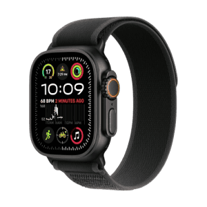 Apple Watch Ultra 2 | GPS | Cellular | 49mm | M/L | Black Titanium Case with Black Trail Loop | Black Strap | MX4V3HN/A