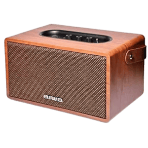 Aiwa MI-X150 Retro Plus X Bluetooth Home Audio Speaker | Brown