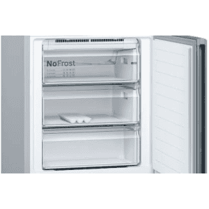 BOSCH 415 L Frost Free Double Door 3 Star Refrigerator | KGN46XL40I | Grey