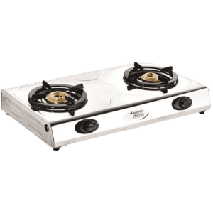 Butterfly Rhino Stainless Steel Manual Gas Stove | 2 Burners
