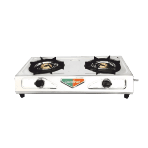 Greenchef LPG Stove 2Burner Chandini | Gas stove | Black