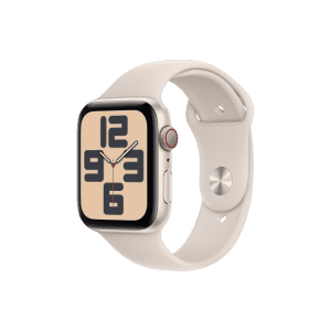 APPLE WATCH SE 2ND GEN | M/L SIZE | 44MM | GPS STARLIGHT ALUMINIUM STARLIGHT SPORT BAND