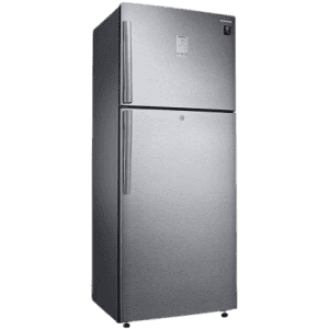 SAMSUNG 478 L Frost Free Double Door 3 Star Convertible Refrigerator | RT49R633ESL/TL | EZ Clean Steel | Silver