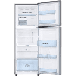 SAMSUNG 234 L Frost Free Double Door 2 Star Convertible Refrigerator | RT28A3722S8/HL | Elegant Inox