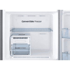 SAMSUNG 234 L Frost Free Double Door 2 Star Convertible Refrigerator | RT28A3722S8/HL | Elegant Inox