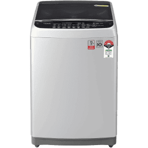 LG 8.0 Kg Inverter Fully-Automatic Top Loading Washing Machine | T80SJSF1Z | Silver