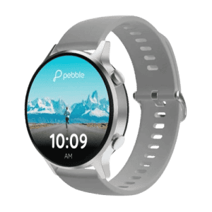Pebble Smart Watch | 1.43' | One Time BT Connect | Vast Moonlight Grey | PFB207