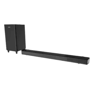Philips Bluetooth Soundbar with Wireless Subwoofer | 160 W | 2.1 Channel | Black | HTL8162/94