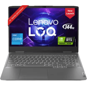 Lenovo LOQ Intel Core i5 12th Gen 12450H | 82XV00F4IN | 16 GB/512 GB SSD/Windows 11 Home/4 GB Graphics/NVIDIA GeForce RTX 2050 | Gaming Laptop