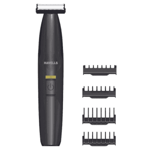 Havells ST8000 Shimmer plus | 5 in 1 rechargeable Dual-Blade Shaver cum Trimmer with 4 Trimming Combs