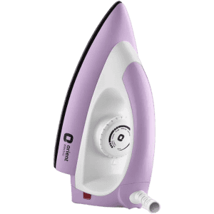 Orient Electric Panache Plus Dry Iron | 1100 W Dry Iron | White & Purple | DIPCP11LP