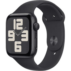 Apple Watch SE 2nd Gen | GPS + Cellular | 44 mm | Midnight Case & Midnight Sport Band | Midnight Strap | MRH83HN/A