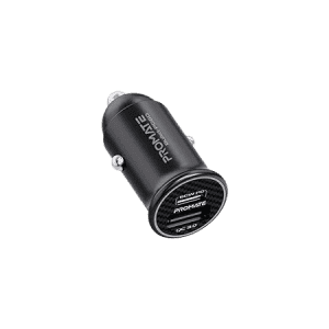 Promate 60W USB-C Car Charger | Bullet-PD60