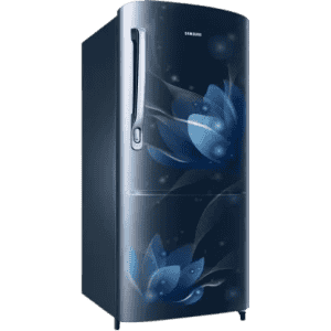 SAMSUNG 183 L Direct Cool Single Door 2 Star Refrigerator | RR20C1712U8/HL | Blooming Saffron Blue